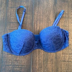 VS Blue Lace Push-up Bra
